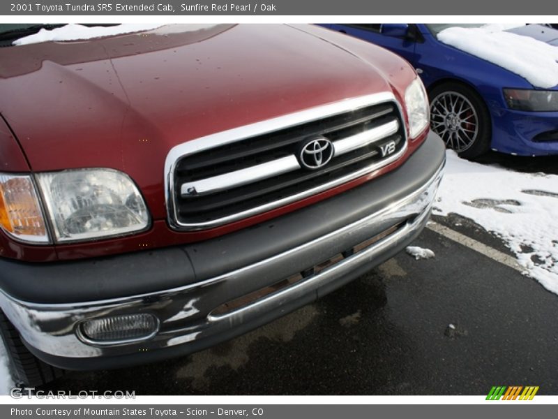 Sunfire Red Pearl / Oak 2001 Toyota Tundra SR5 Extended Cab