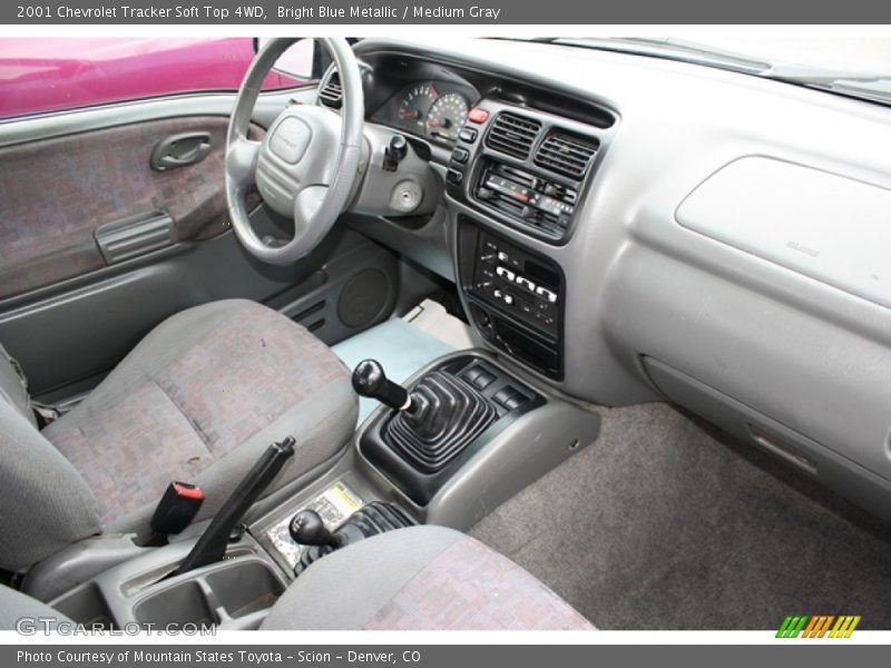 Dashboard of 2001 Tracker Soft Top 4WD