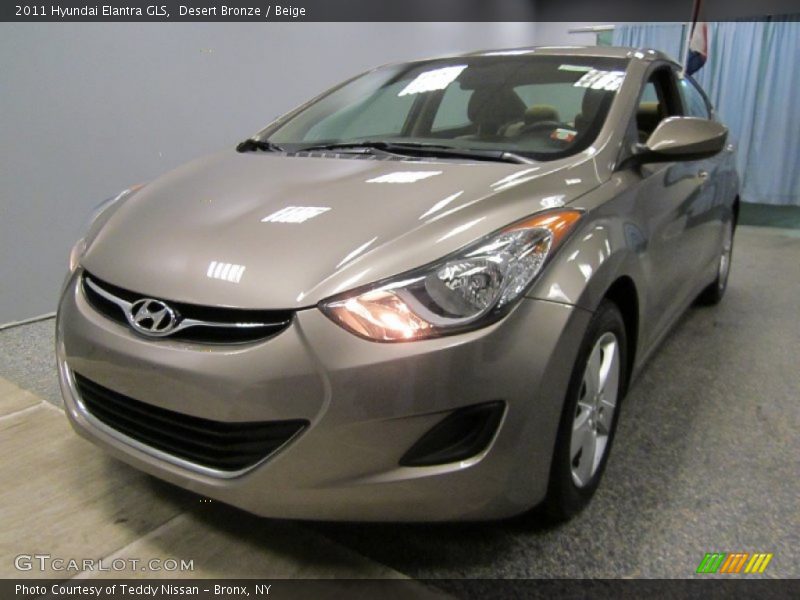 Desert Bronze / Beige 2011 Hyundai Elantra GLS
