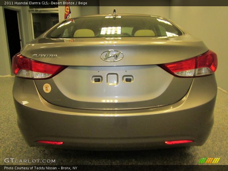 Desert Bronze / Beige 2011 Hyundai Elantra GLS