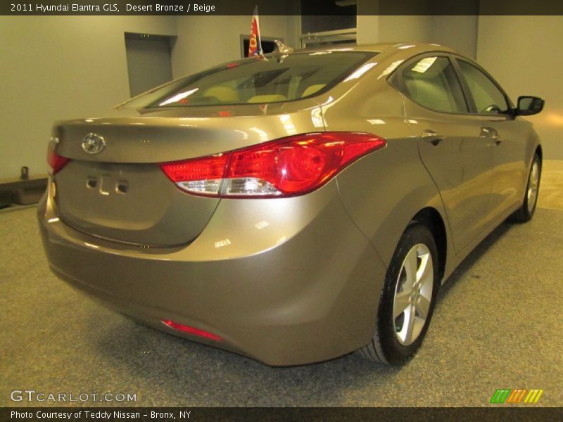Desert Bronze / Beige 2011 Hyundai Elantra GLS