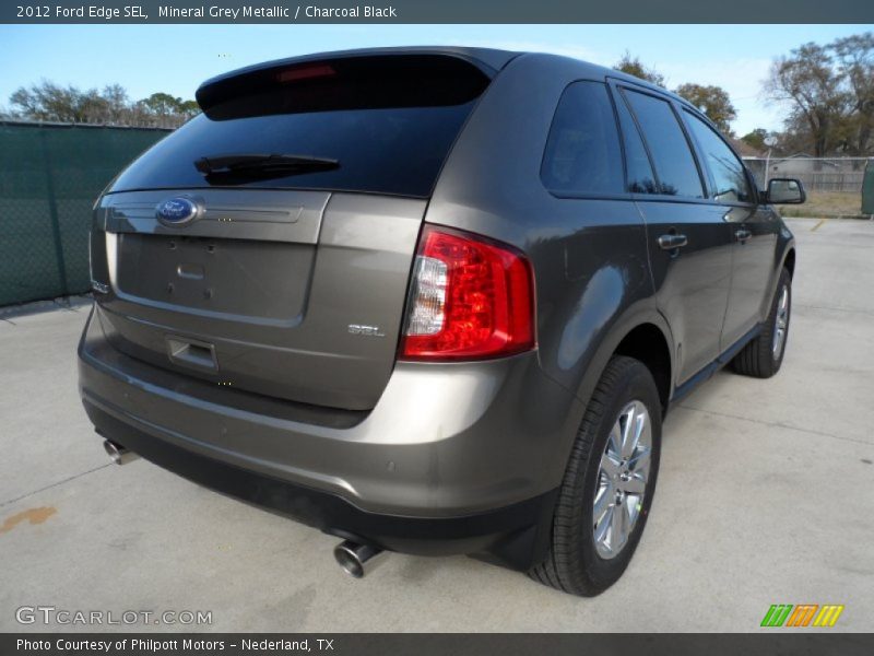 Mineral Grey Metallic / Charcoal Black 2012 Ford Edge SEL