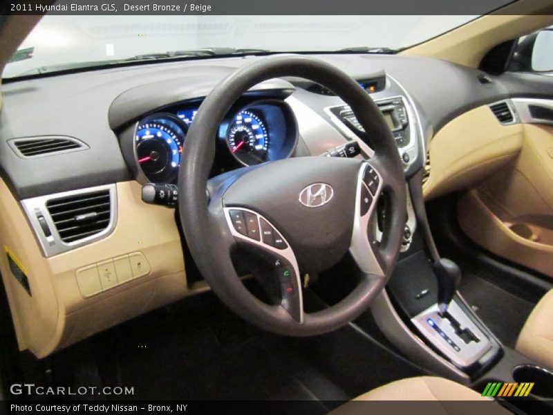 Dashboard of 2011 Elantra GLS