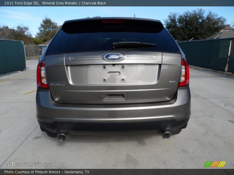 Mineral Grey Metallic / Charcoal Black 2012 Ford Edge SEL