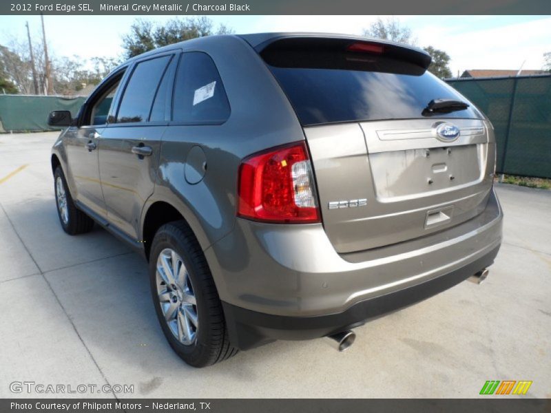 Mineral Grey Metallic / Charcoal Black 2012 Ford Edge SEL