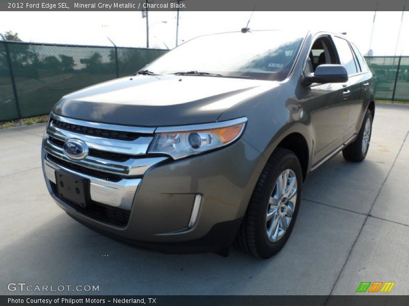 Mineral Grey Metallic / Charcoal Black 2012 Ford Edge SEL