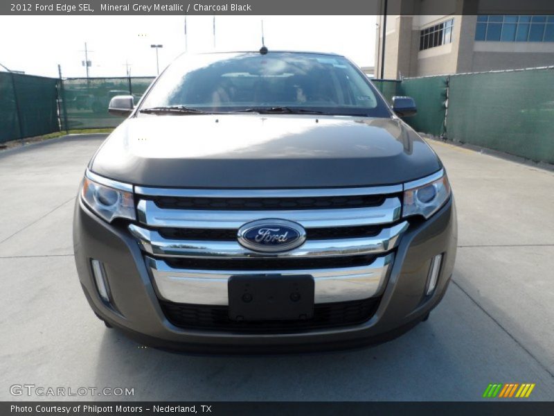 Mineral Grey Metallic / Charcoal Black 2012 Ford Edge SEL