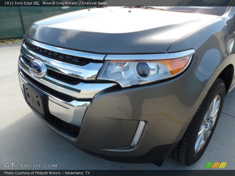 Mineral Grey Metallic / Charcoal Black 2012 Ford Edge SEL