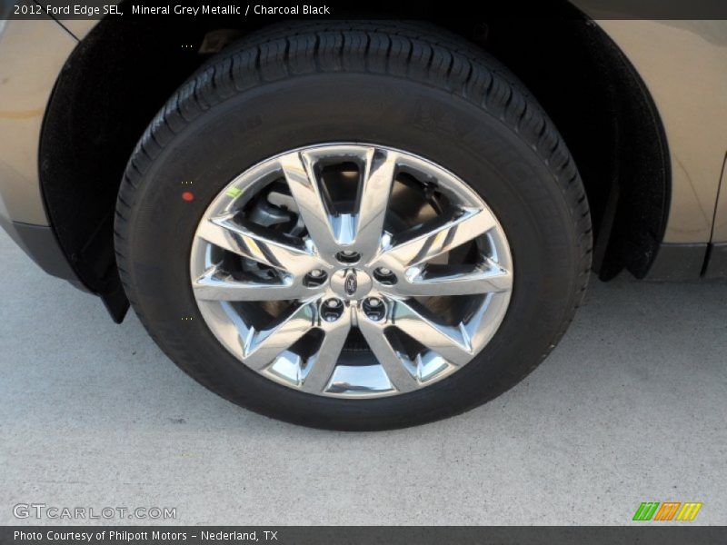 Mineral Grey Metallic / Charcoal Black 2012 Ford Edge SEL