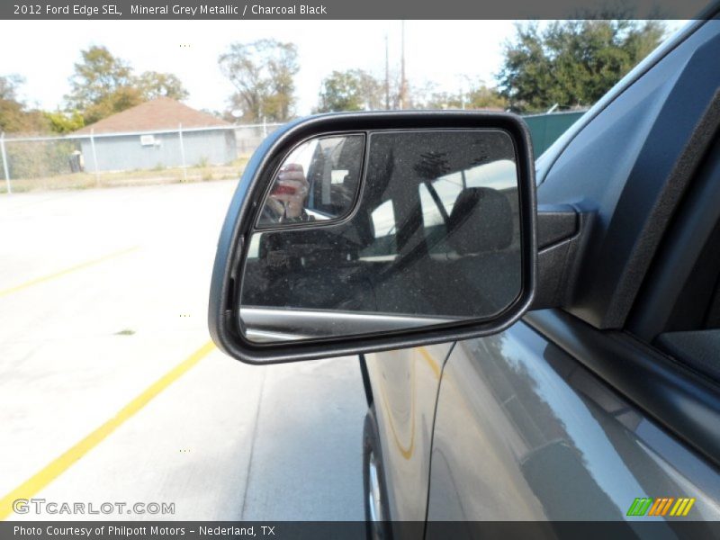Mineral Grey Metallic / Charcoal Black 2012 Ford Edge SEL