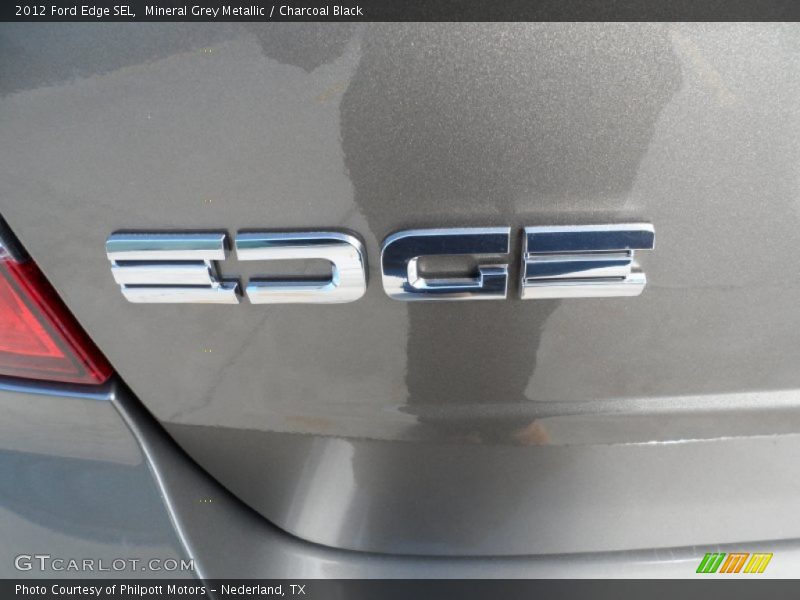 Mineral Grey Metallic / Charcoal Black 2012 Ford Edge SEL