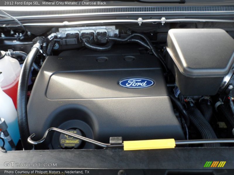 Mineral Grey Metallic / Charcoal Black 2012 Ford Edge SEL