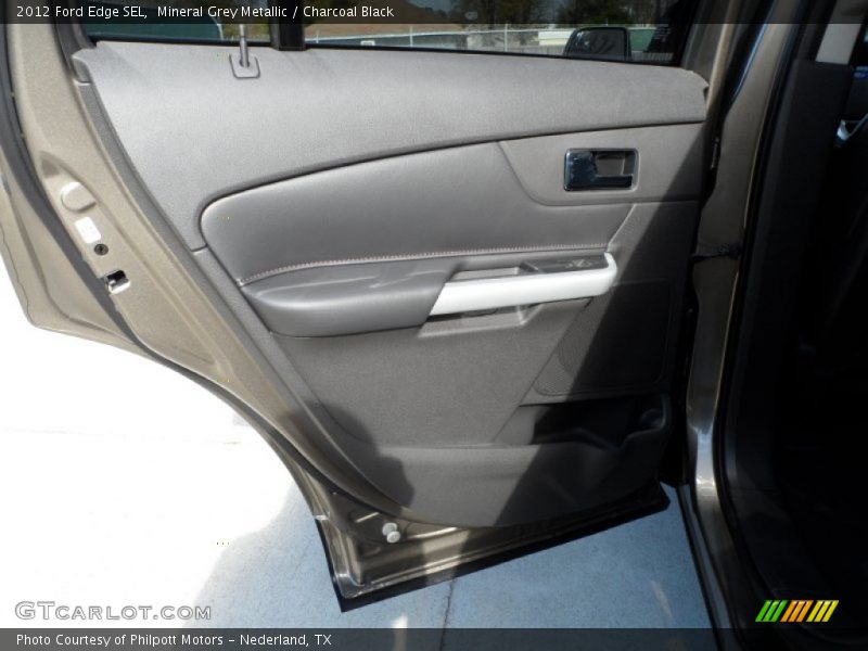 Mineral Grey Metallic / Charcoal Black 2012 Ford Edge SEL
