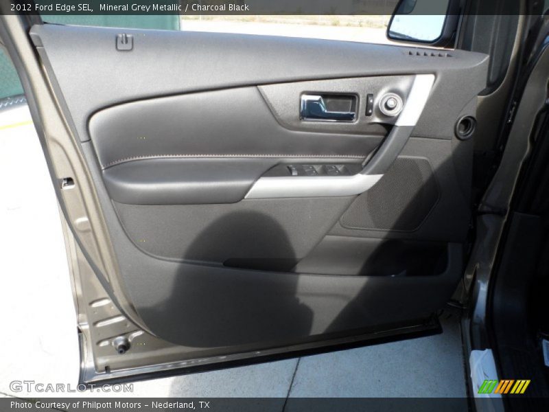 Mineral Grey Metallic / Charcoal Black 2012 Ford Edge SEL