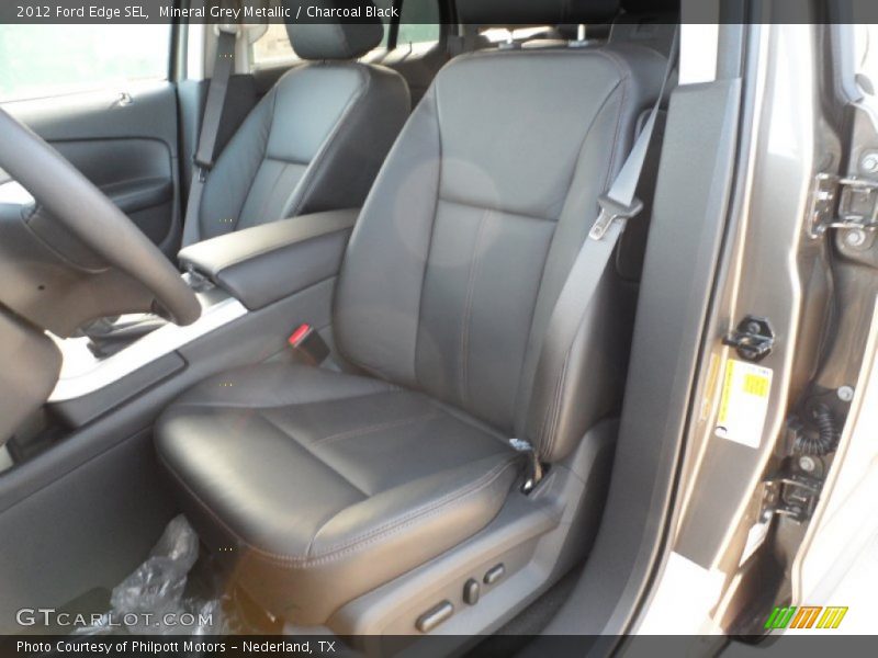Mineral Grey Metallic / Charcoal Black 2012 Ford Edge SEL