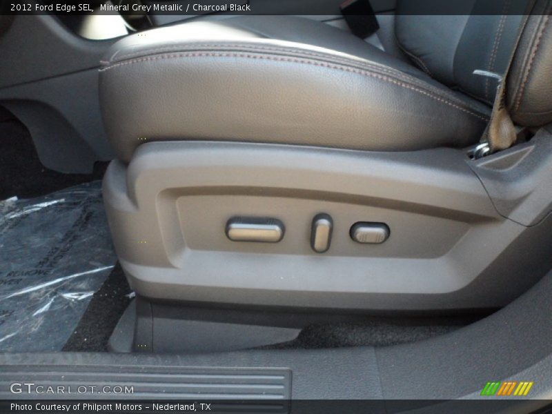 Mineral Grey Metallic / Charcoal Black 2012 Ford Edge SEL