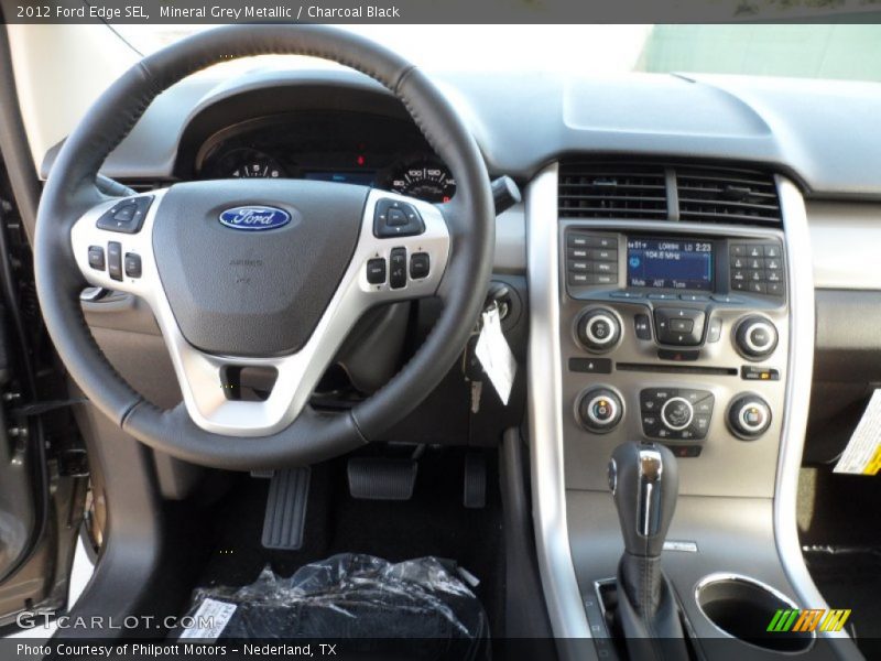 Mineral Grey Metallic / Charcoal Black 2012 Ford Edge SEL