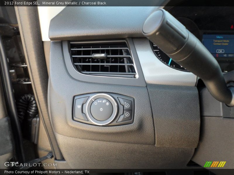 Mineral Grey Metallic / Charcoal Black 2012 Ford Edge SEL