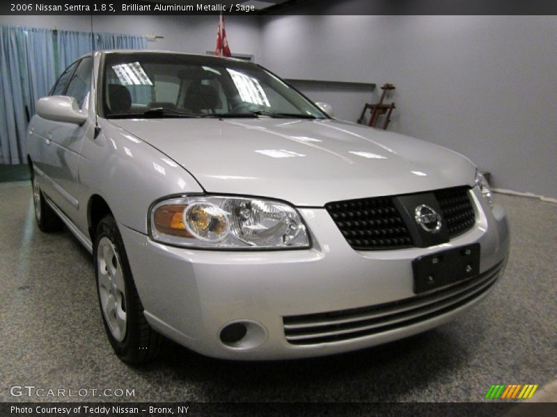 Brilliant Aluminum Metallic / Sage 2006 Nissan Sentra 1.8 S