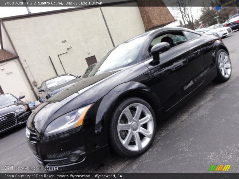 Black / Saddle Brown 2008 Audi TT 3.2 quattro Coupe