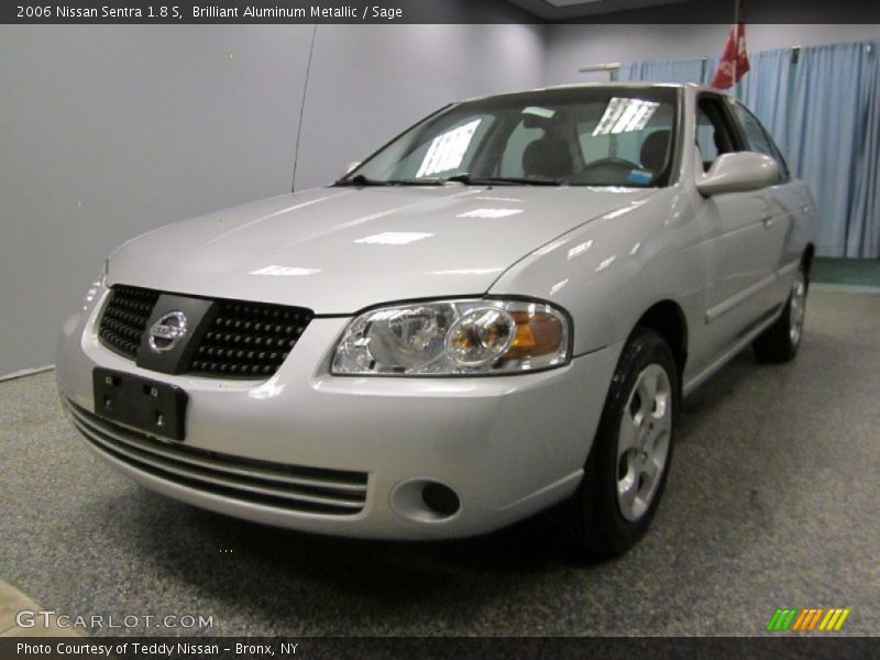 Brilliant Aluminum Metallic / Sage 2006 Nissan Sentra 1.8 S