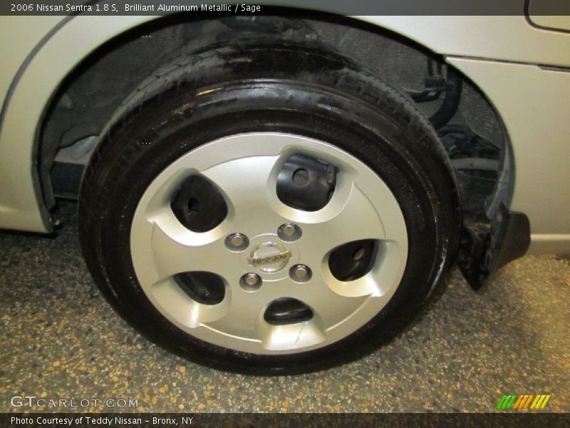 Brilliant Aluminum Metallic / Sage 2006 Nissan Sentra 1.8 S