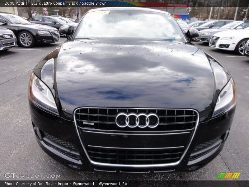Black / Saddle Brown 2008 Audi TT 3.2 quattro Coupe