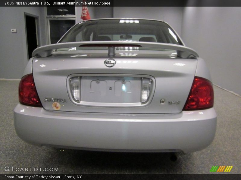 Brilliant Aluminum Metallic / Sage 2006 Nissan Sentra 1.8 S