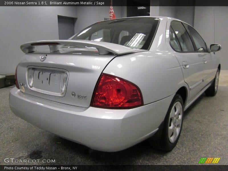 Brilliant Aluminum Metallic / Sage 2006 Nissan Sentra 1.8 S