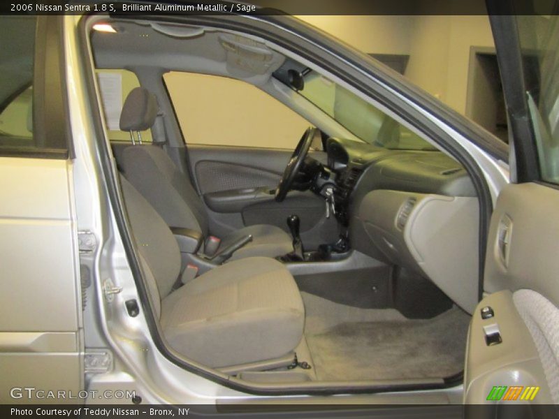 Brilliant Aluminum Metallic / Sage 2006 Nissan Sentra 1.8 S