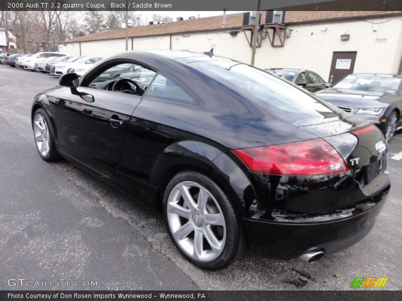 Black / Saddle Brown 2008 Audi TT 3.2 quattro Coupe