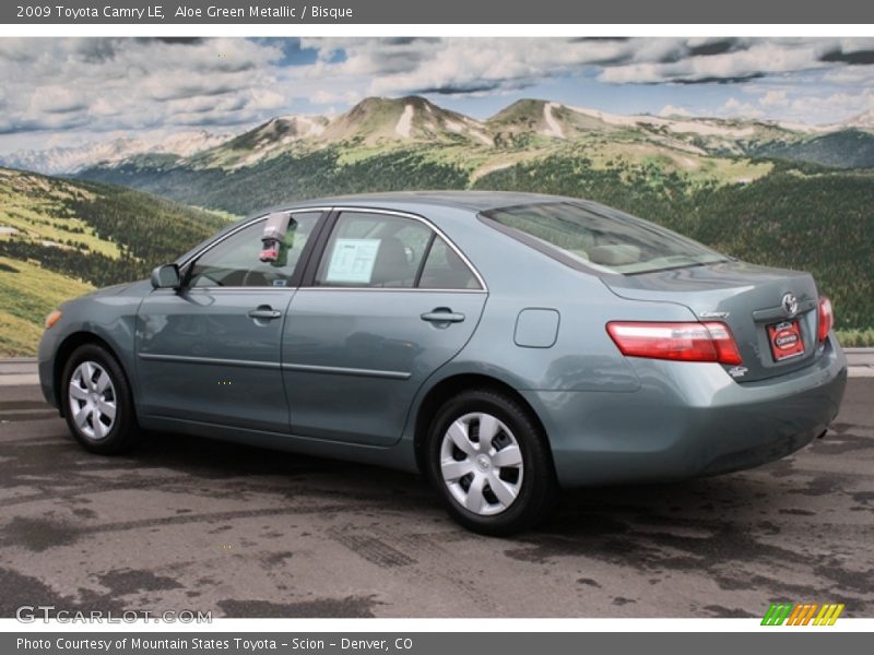 Aloe Green Metallic / Bisque 2009 Toyota Camry LE