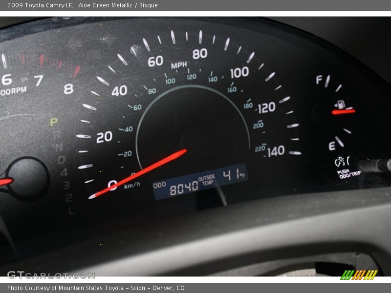 Aloe Green Metallic / Bisque 2009 Toyota Camry LE