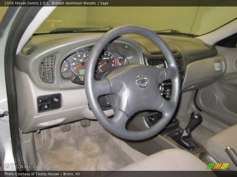 Brilliant Aluminum Metallic / Sage 2006 Nissan Sentra 1.8 S