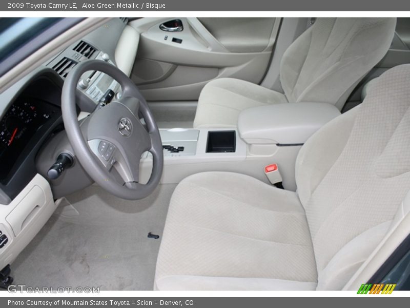 Aloe Green Metallic / Bisque 2009 Toyota Camry LE