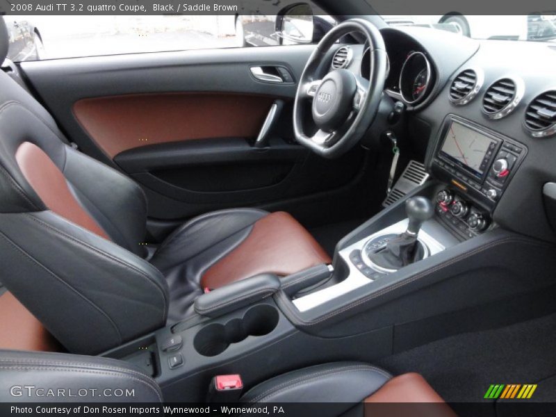  2008 TT 3.2 quattro Coupe Saddle Brown Interior