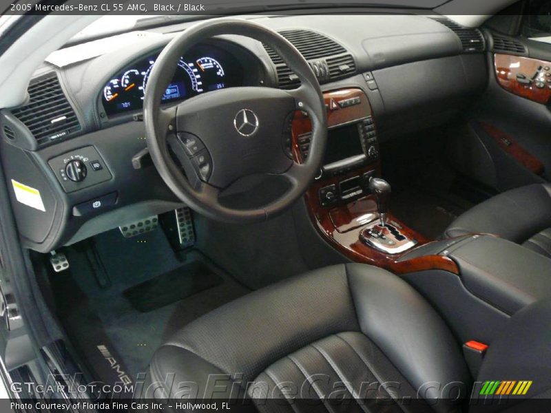 Black / Black 2005 Mercedes-Benz CL 55 AMG