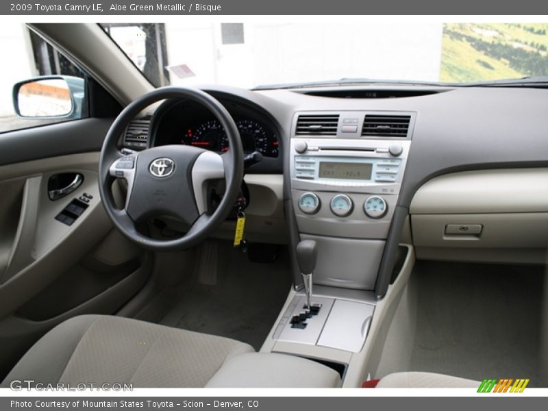 Aloe Green Metallic / Bisque 2009 Toyota Camry LE