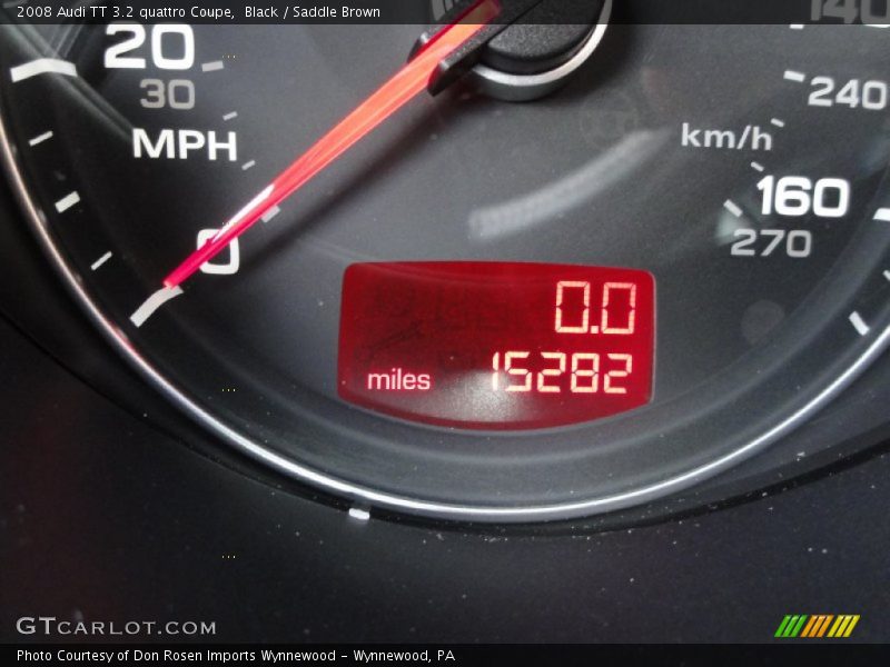 Black / Saddle Brown 2008 Audi TT 3.2 quattro Coupe