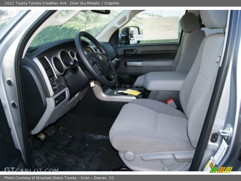 Silver Sky Metallic / Graphite 2012 Toyota Tundra CrewMax 4x4