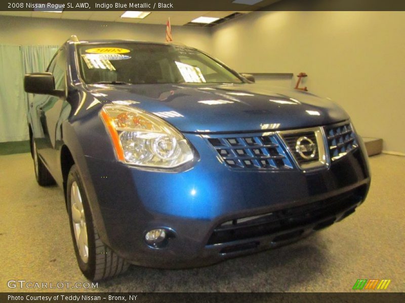 Indigo Blue Metallic / Black 2008 Nissan Rogue SL AWD