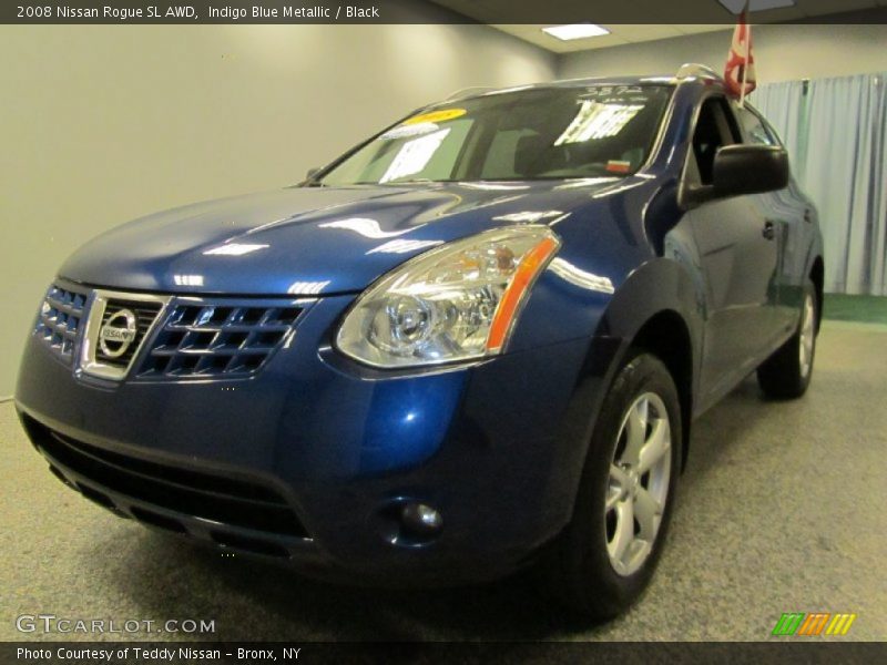 Indigo Blue Metallic / Black 2008 Nissan Rogue SL AWD