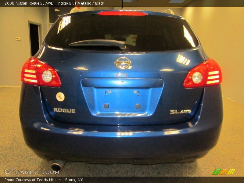 Indigo Blue Metallic / Black 2008 Nissan Rogue SL AWD