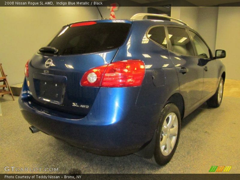 Indigo Blue Metallic / Black 2008 Nissan Rogue SL AWD