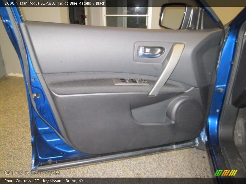 Indigo Blue Metallic / Black 2008 Nissan Rogue SL AWD