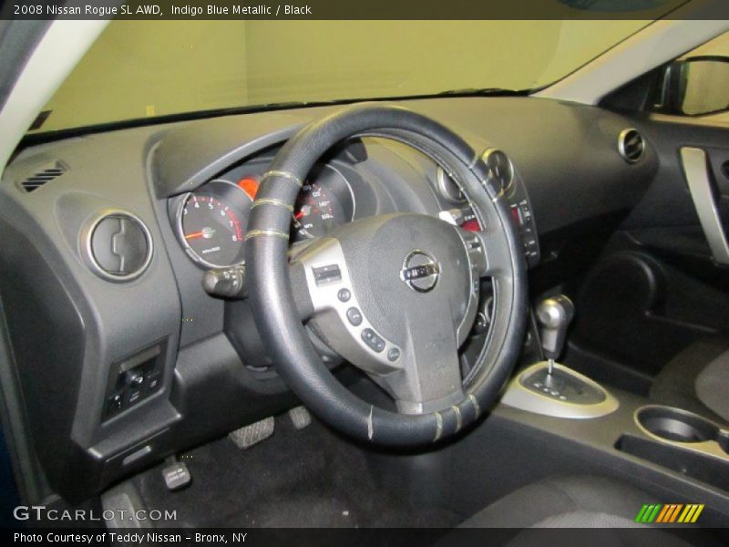 Indigo Blue Metallic / Black 2008 Nissan Rogue SL AWD