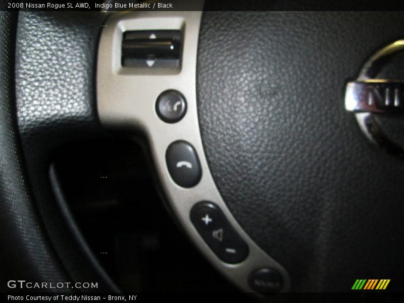 Indigo Blue Metallic / Black 2008 Nissan Rogue SL AWD