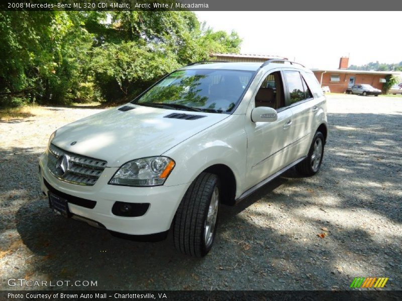 Arctic White / Macadamia 2008 Mercedes-Benz ML 320 CDI 4Matic