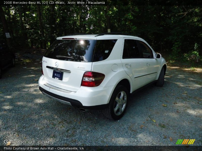 Arctic White / Macadamia 2008 Mercedes-Benz ML 320 CDI 4Matic