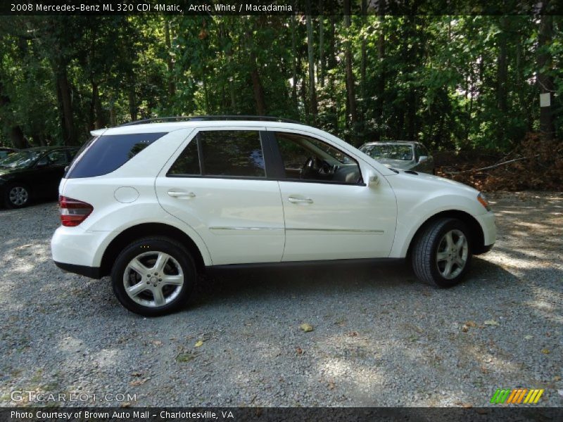 Arctic White / Macadamia 2008 Mercedes-Benz ML 320 CDI 4Matic